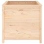 Jardinera madera maciza de pino 82,5x82,5x78 cm en Macetas y jardineras | Comprar online en Foru.es