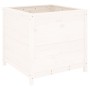 Jardinera madera maciza de pino blanco 82,5x82,5x78 cm en Macetas y jardineras | Comprar online en Foru.es