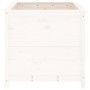Jardinera madera maciza de pino blanco 82,5x82,5x78 cm en Macetas y jardineras | Comprar online en Foru.es