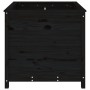 Jardinera madera maciza de pino negro 82,5x82,5x78 cm en Macetas y jardineras | Comprar online en Foru.es