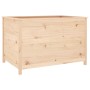 Arriate elevado de jardín madera maciza pino 119,5x82,5x78 cm en Macetas y jardineras | Comprar online en Foru.es