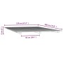 Estructura de cama madera maciza de pino blanco 120x190 cm de vidaXL, Camas y somieres - Ref: Foro24-824599, Precio: 93,39 €,...