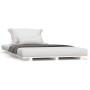 Estructura de cama madera maciza de pino blanco 90x190 cm de vidaXL, Camas y somieres - Ref: Foro24-824589, Precio: 82,38 €, ...