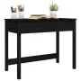 Escritorio con cajones madera maciza de pino negro 100x50x78 cm de vidaXL, Escritorios - Ref: Foro24-824647, Precio: 124,84 €...