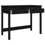 Escritorio con cajones madera maciza de pino negro 100x50x78 cm de vidaXL, Escritorios - Ref: Foro24-824647, Precio: 124,84 €...