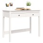 Escritorio con cajones madera maciza de pino blanco 100x50x78cm de vidaXL, Escritorios - Ref: Foro24-824644, Precio: 117,93 €...