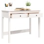 Escritorio con cajones madera maciza de pino blanco 100x50x78cm de vidaXL, Escritorios - Ref: Foro24-824644, Precio: 117,93 €...