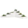 Jardinera 4 niveles madera maciza pino blanca 106x104,5x36 cm en Macetas y jardineras | Comprar online en Foru.es