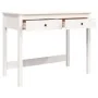 Escritorio con cajones madera maciza de pino blanco 100x50x78cm de vidaXL, Escritorios - Ref: Foro24-824644, Precio: 118,39 €...