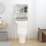 Estante de baño madera maciza de pino blanco 63,5x32x179 cm de vidaXL, Toalleros - Ref: Foro24-824654, Precio: 55,12 €, Descu...