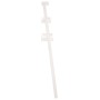 Estante de baño madera maciza de pino blanco 63,5x32x179 cm de vidaXL, Toalleros - Ref: Foro24-824654, Precio: 55,12 €, Descu...