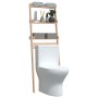 Estante de baño madera maciza de pino 63,5x32x179 cm de vidaXL, Toalleros - Ref: Foro24-824653, Precio: 51,24 €, Descuento: %