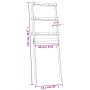 Estante de baño madera maciza de pino 63,5x32x179 cm de vidaXL, Toalleros - Ref: Foro24-824653, Precio: 51,24 €, Descuento: %