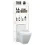 Estante de baño madera maciza de pino blanco 63x26x171 cm de vidaXL, Toalleros - Ref: Foro24-824659, Precio: 86,27 €, Descuen...