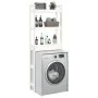Estante de baño madera maciza de pino blanco 63x26x171 cm de vidaXL, Toalleros - Ref: Foro24-824659, Precio: 86,27 €, Descuen...