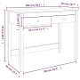 Escritorio con cajones madera de pino marrón miel 100x50x78 cm de vidaXL, Escritorios - Ref: Foro24-824646, Precio: 132,48 €,...