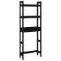 Estante de baño madera maciza de pino negro 63x26x171 cm de vidaXL, Toalleros - Ref: Foro24-824662, Precio: 87,06 €, Descuent...