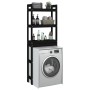 Estante de baño madera maciza de pino negro 63x26x171 cm de vidaXL, Toalleros - Ref: Foro24-824662, Precio: 87,06 €, Descuent...