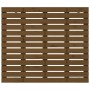 Cabecero cama pared madera maciza pino marrón miel 106x3x91,5cm de vidaXL, Cabeceros y pies de cama - Ref: Foro24-824666, Pre...