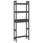 Estante de baño madera maciza de pino gris 63x26x171 cm de vidaXL, Toalleros - Ref: Foro24-824660, Precio: 75,66 €, Descuento: %