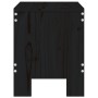 Taburetes de jardín 2 uds madera maciza pino negro 40x36x45 cm en Sillas de jardín | Comprar online en Foru.es