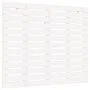 Wandbett-Kopfteil aus massivem weißem Kiefernholz, 146 x 3 x 91,5 cm von vidaXL, Kopf- und Fußteile - Ref: Foro24-824684, Pre...