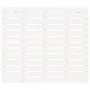 Cabecero cama de pared madera maciza pino blanco 146x3x91,5 cm de vidaXL, Cabeceros y pies de cama - Ref: Foro24-824684, Prec...