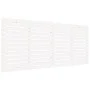 Cabecero cama de pared madera maciza pino blanco 206x3x91,5 cm de vidaXL, Cabeceros y pies de cama - Ref: Foro24-824669, Prec...