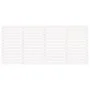 Cabecero cama de pared madera maciza pino blanco 206x3x91,5 cm de vidaXL, Cabeceros y pies de cama - Ref: Foro24-824669, Prec...