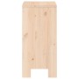 Taburetes altos de cocina 2 uds madera maciza pino 40x36x75 cm en Sillas de jardín | Comprar online en Foru.es