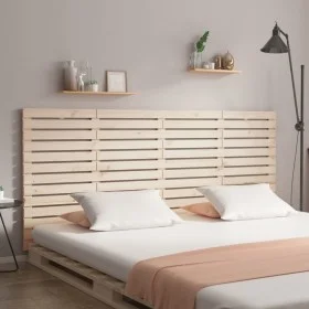 Solid pine wood wall bed headboard 206x3x91.5 cm by vidaXL, Headboards and footboards - Ref: Foro24-824668, Price: 110,86 €, ...