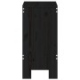 Taburetes de cocina 2 uds madera maciza pino negro 40x36x75 cm en Sillas de jardín | Comprar online en Foru.es