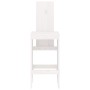 Taburetes de cocina 2 uds madera maciza pino blanco 40x42x120cm en Sillas de jardín | Comprar online en Foru.es