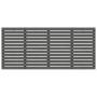 Cabecero de cama de pared madera maciza pino gris 206x3x91,5 cm de vidaXL, Cabeceros y pies de cama - Ref: Foro24-824670, Pre...