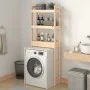 Estante de baño madera maciza de pino 63x26x171 cm de vidaXL, Toalleros - Ref: Foro24-824658, Precio: 69,93 €, Descuento: %