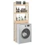 Estante de baño madera maciza de pino 63x26x171 cm de vidaXL, Toalleros - Ref: Foro24-824658, Precio: 69,93 €, Descuento: %