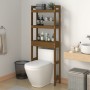 Estante de baño madera maciza de pino marrón miel 63x26x171 cm de vidaXL, Toalleros - Ref: Foro24-824661, Precio: 87,06 €, De...