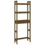 Estante de baño madera maciza de pino marrón miel 63x26x171 cm de vidaXL, Toalleros - Ref: Foro24-824661, Precio: 85,97 €, De...