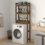 Estante de baño madera maciza de pino marrón miel 63x26x171 cm de vidaXL, Toalleros - Ref: Foro24-824661, Precio: 85,97 €, De...