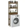 Estante de baño madera maciza de pino marrón miel 63x26x171 cm de vidaXL, Toalleros - Ref: Foro24-824661, Precio: 85,97 €, De...