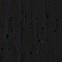 Cabecero de cama de pared madera maciza pino negro 106x3x91,5cm de vidaXL, Cabeceros y pies de cama - Ref: Foro24-824667, Pre...