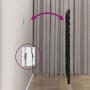 Cabecero cama de pared madera maciza pino negro 126x3x91,5 cm de vidaXL, Cabeceros y pies de cama - Ref: Foro24-824682, Preci...