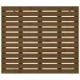 Wandbett-Kopfteil aus massivem Kiefernholz, honigbraun, 146 x 3 x 91,5 cm von vidaXL, Kopf- und Fußteile - Ref: Foro24-824686...