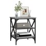 Mesa auxiliar madera contrachapada gris Sonoma 40x42x50 cm en Mesas auxiliares | Comprar online en Foru.es