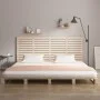 Cabecero de cama de pared madera maciza de pino 166x3x91,5 cm de vidaXL, Cabeceros y pies de cama - Ref: Foro24-824698, Preci...