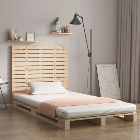 Solid pine wood wall bed headboard 81x3x91.5 cm by vidaXL, Headboards and footboards - Ref: Foro24-824693, Price: 41,65 €, Di...