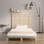 Solid pine wood wall bed headboard 81x3x91.5 cm by vidaXL, Headboards and footboards - Ref: Foro24-824693, Price: 41,65 €, Di...