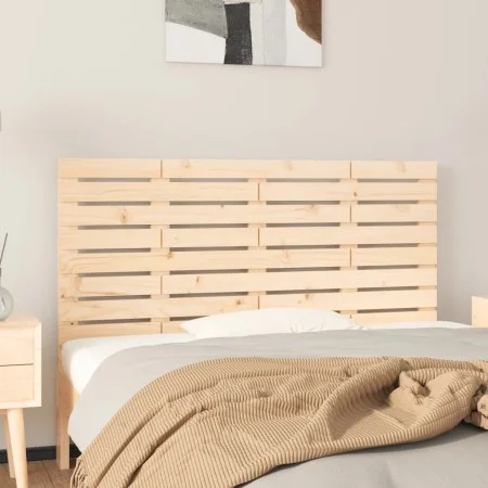 Wandbett-Kopfteil aus massivem Kiefernholz, 126 x 3 x 63 cm von vidaXL, Kopf- und Fußteile - Ref: Foro24-824728, Preis: 53,95...