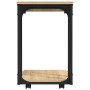Mesa auxiliar con ruedas madera roble Sonoma 50x35x55,5 cm en Mesas auxiliares | Comprar online en Foru.es