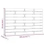Cabecero de cama de pared madera maciza pino blanco 106x3x63 cm de vidaXL, Cabeceros y pies de cama - Ref: Foro24-824714, Pre...